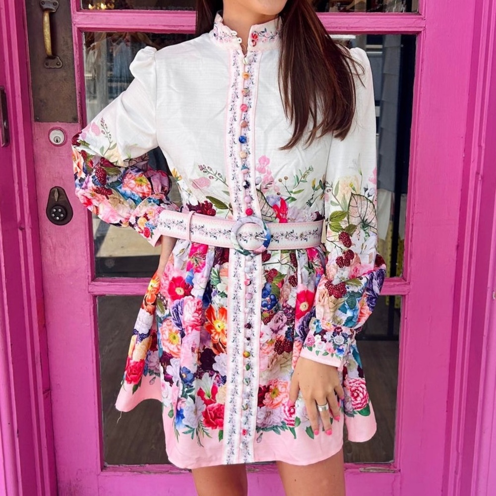 Mainstrip Blossom Mini Dress Size Small